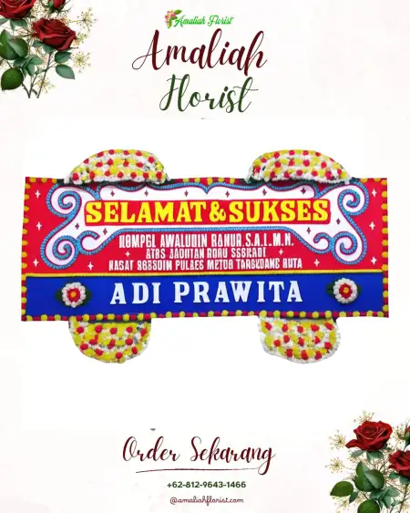 Papan Bunga Ucapan Selamat Kalinanas